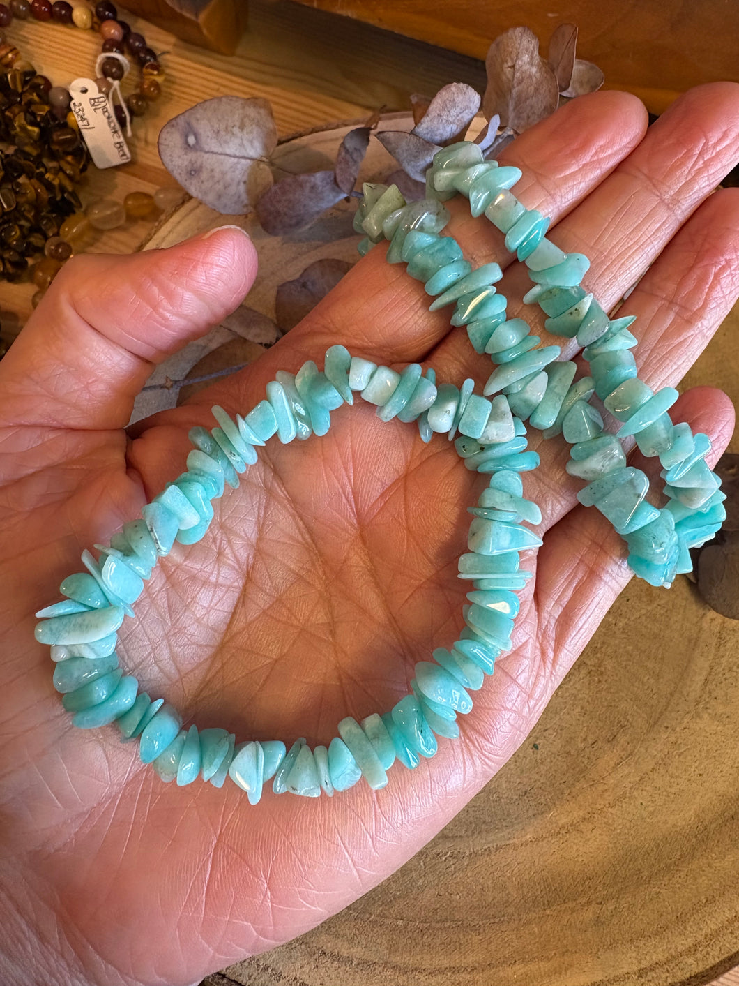 Amazonite Chip Bracelet SKU 24661