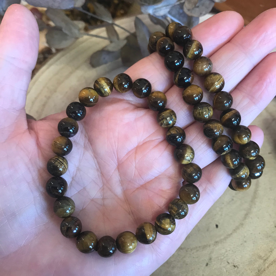 Tiger Eye Bead Bracelets SKU 23250