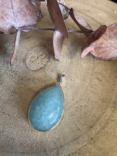 Entia Sterling Silver Aquamarine Pendant SKU 25818