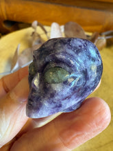 Lepidolite & Labradorite Alien Head Carving SKU 26223A