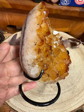 Citrine Teardrop Cluster in Stand SKU 26361