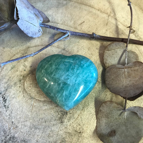 Amazonite Heart SKU 23636B