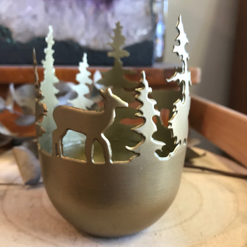 Christmas Metal Tealight Holder SKU 22330