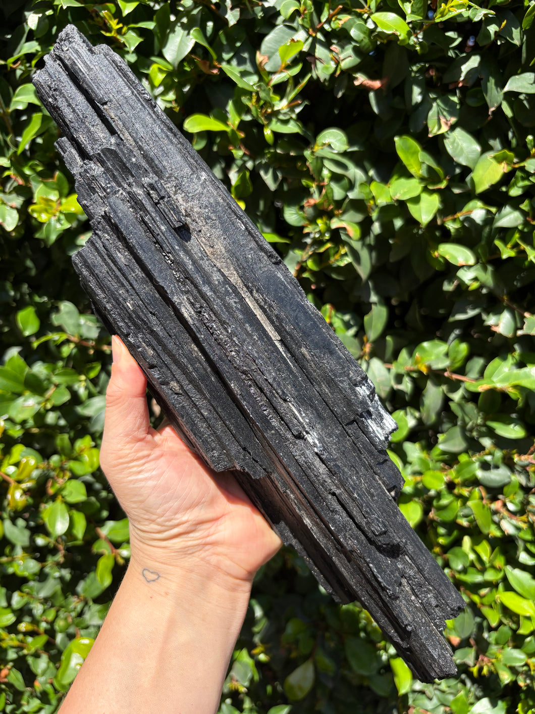 Black Tourmaline Natural Large Chunk SKU 25731
