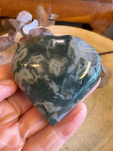 Moss Agate Heart SKU 24906