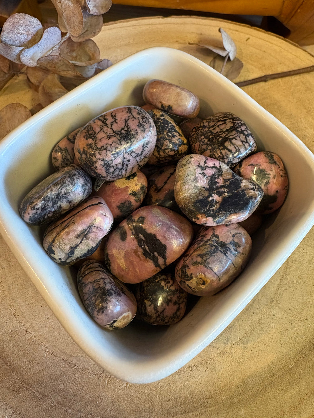 Rhodonite Tumblestones SKU 25148