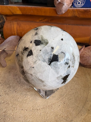 Rainbow Moonstone Sphere SKU 25748