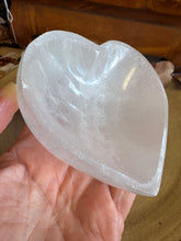 Selenite Heart Bowl SKU 24985A
