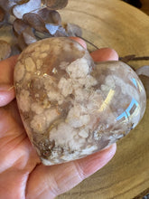 Flower Agate Heart SKU 25202