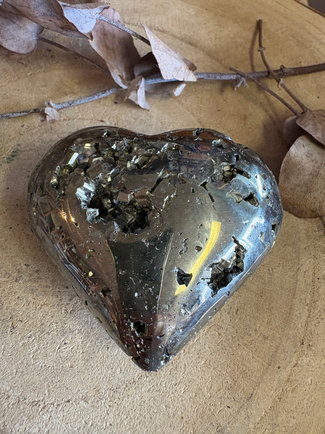 Pyrite Heart SKU 25450