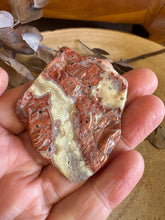 Red Silver Leaf Jasper Slab SKU 23984C