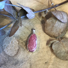 Sterling Silver Rhodochrosite Pendant SKU 23888