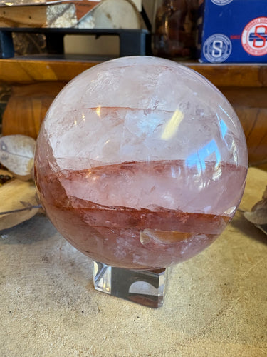 Hematoid Quartz Sphere SKU 24931