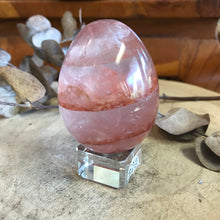 Hematoid Quartz Egg SKU 23463A