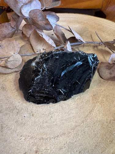 Black Obsidian Chunk SKU 24726