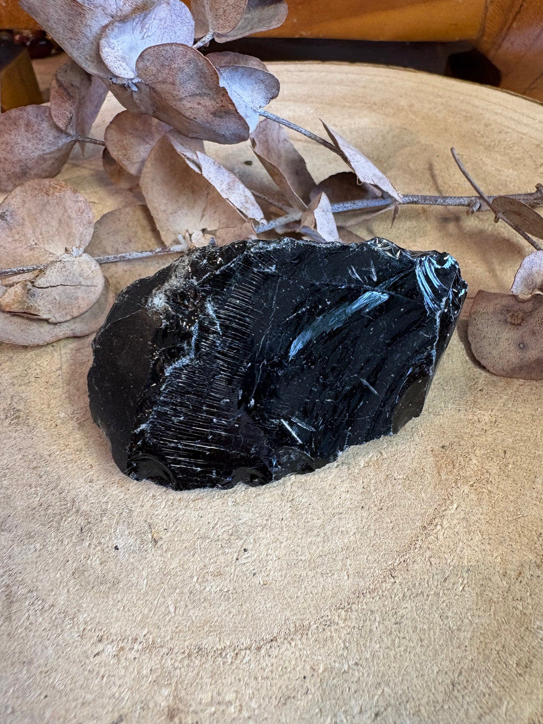 Black Obsidian Chunk SKU 24726