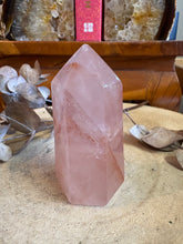 Rose & Hematoid Quartz Point SKU 24102