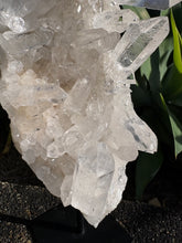 Clear Quartz Cluster on Stand SKU 26385