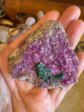 Cobalto Calcite & Malachite Cluster SKU 25028