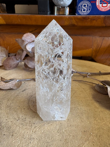 Fire & Ice Quartz Point SKU 25445
