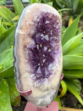 Pink Amethyst Cluster on Swivel Stand SKU 27036