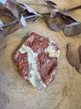 Red Silver Leaf Jasper Slab SKU 23984C
