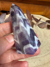 Chevron Amethyst Obelisk SKU 26084A