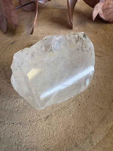 Clear Quartz Part Polished Chunk SKU CQEC3