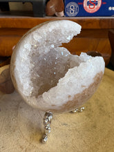 Clear Quartz Geode Sphere SKU 26166