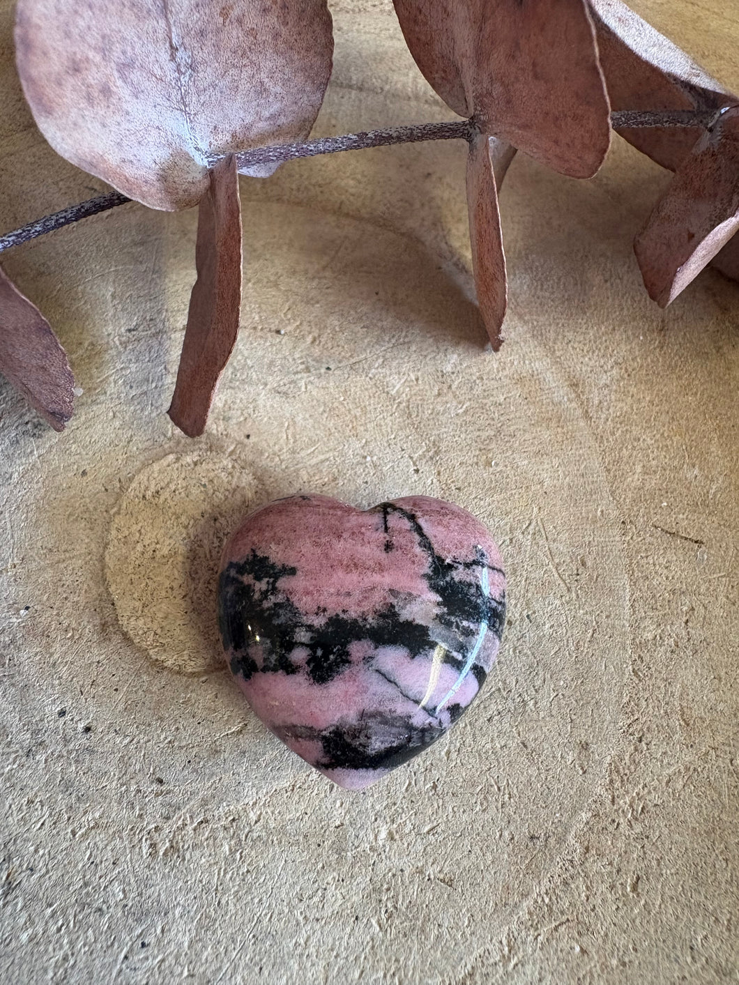 Rhodonite Heart SKU 25656A