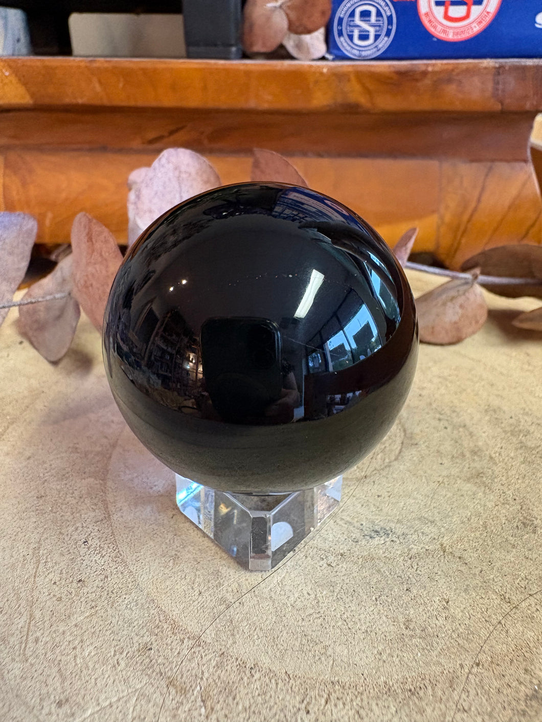 Black Obsidian Sphere SKU 25981