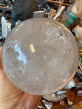 Clear Quartz Large Sphere SKU 26261