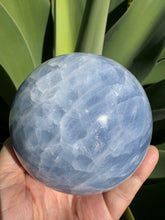Blue Calcite Large Sphere SKU 25827