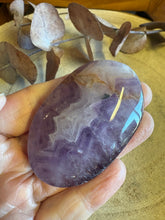 Crazy Lace Amethyst Palm Stone SKU 26456