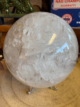 Clear Quartz Large Sphere SKU 26261