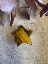 Tiger Eye Star Carving SKU 26207