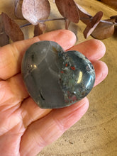 South African Bloodstone Heart SKU 26322