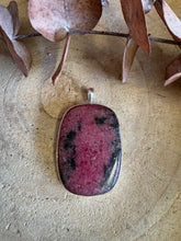 Sterling Silver Rhodonite Pendant SKU 25796