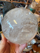 Clear Quartz Large Sphere SKU 26261