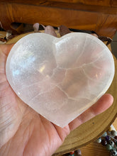 Selenite Heart Bowl SKU 25496A