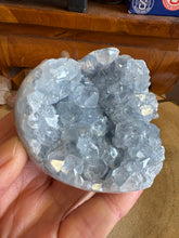 Celestite Cluster Heart SKU 24883