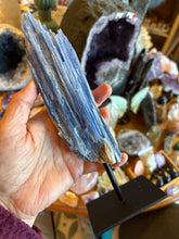 Blue Kyanite Cluster on Stand SKU 26386
