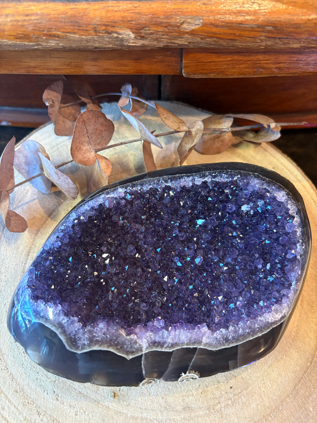 Uruguayan Amethyst Geode Cluster SKU 26546