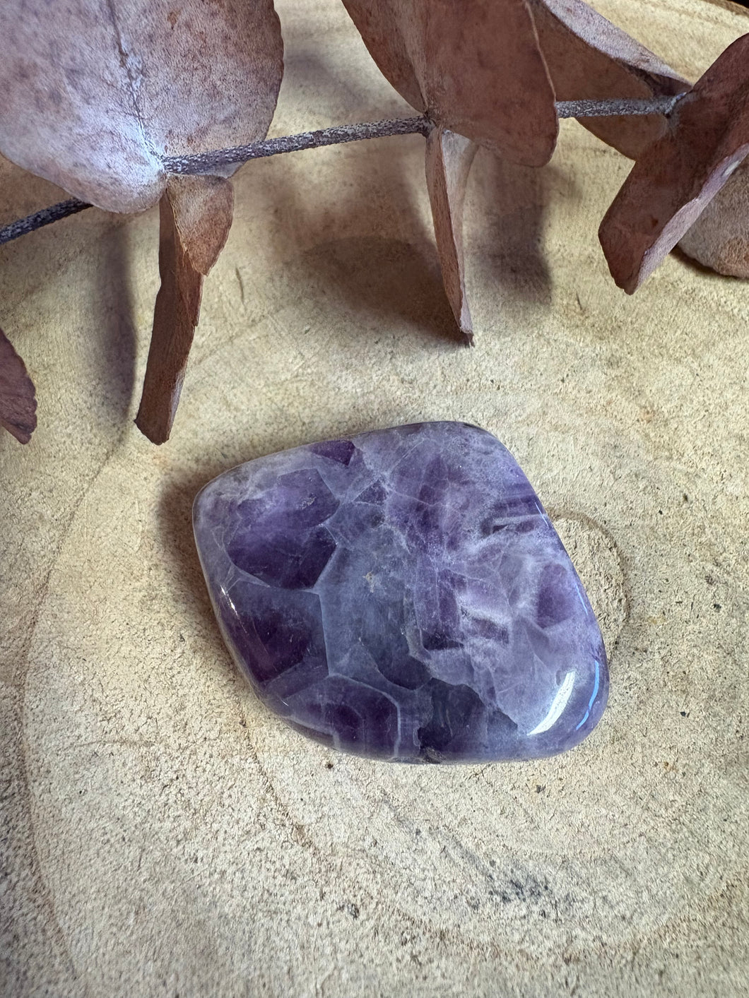 Chevron Amethyst Smooth Stone SKU 26132A