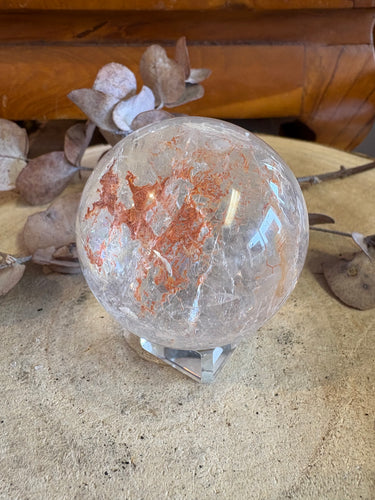 Hematoid Quartz Sphere SKU 24888