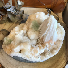 Green Apophyllite, Stilbite & Scolecite Cluster SKU 22821