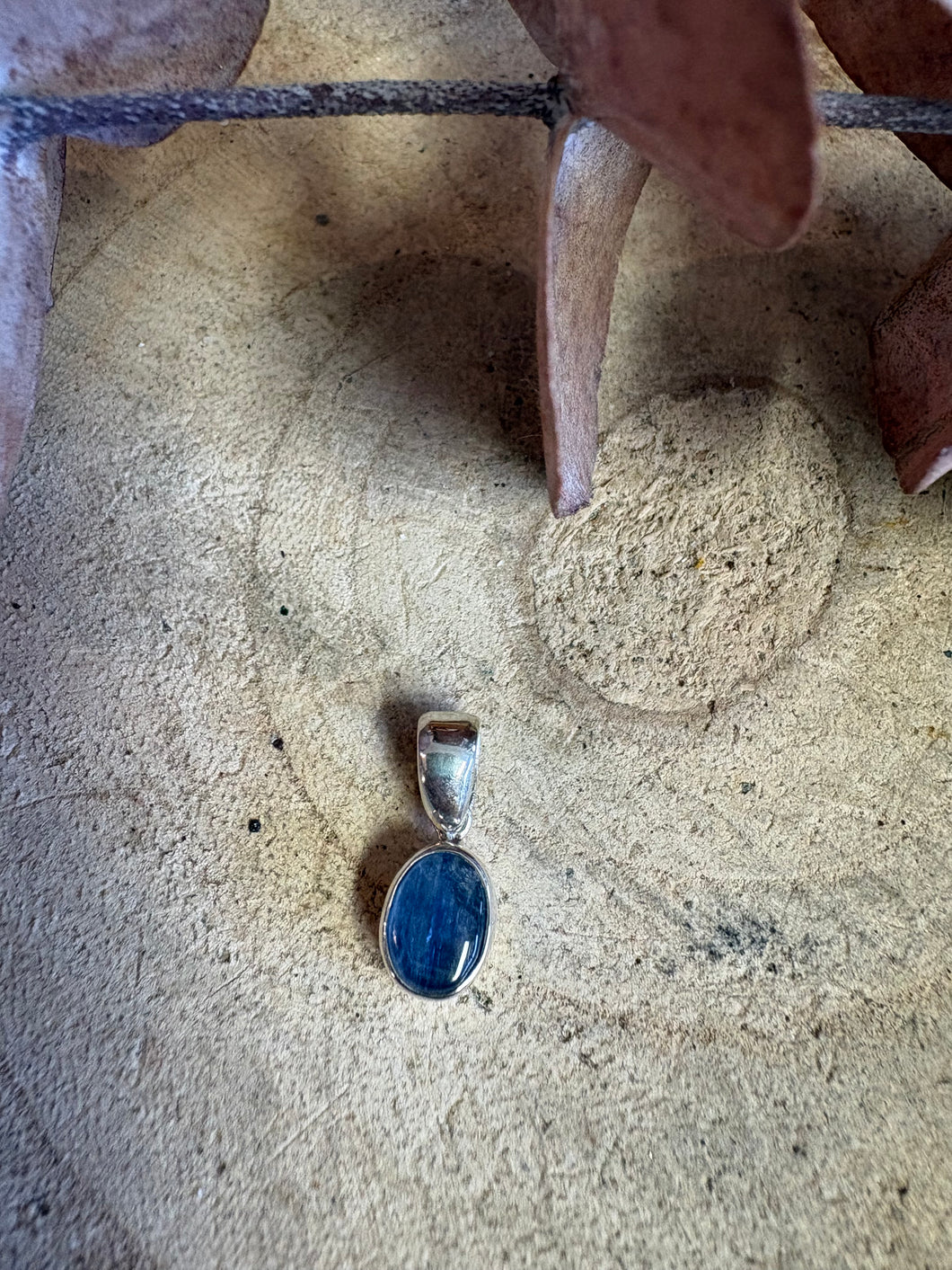 Sterling Silver Blue Kyanite Pendant SKU 25900