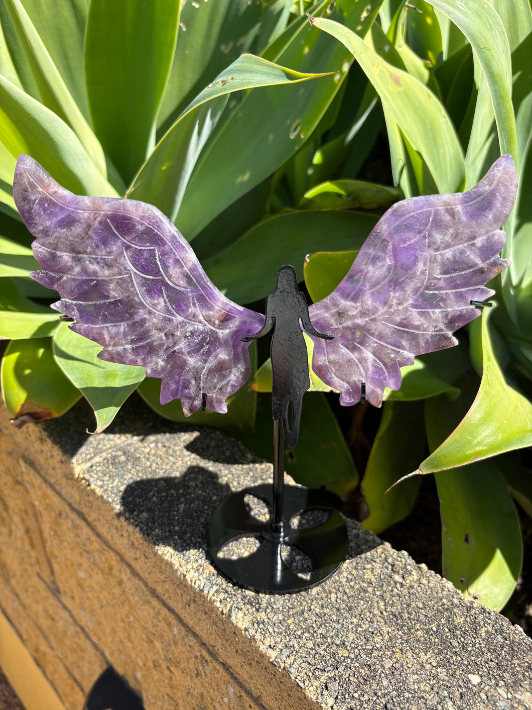 Amethyst Winged Angel SKU 26747A