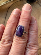 Entia Sterling Silver Charoite Ring SKU 26427