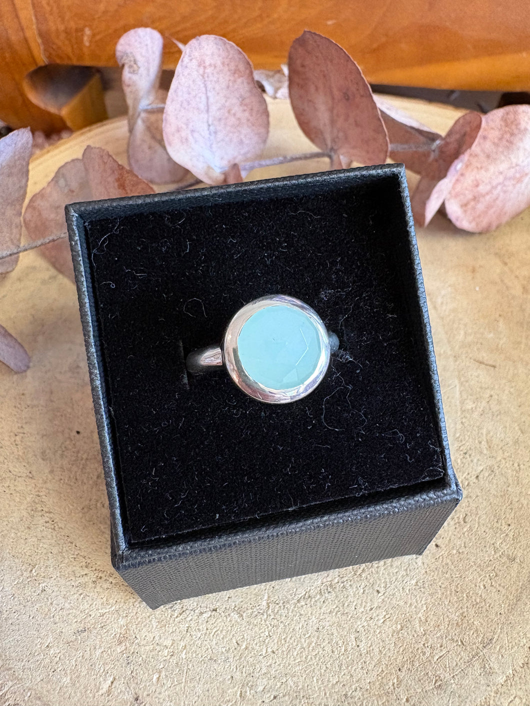 Entia Sterling Silver Aquamarine Ring SKU 25813